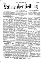 Leitmeritzer Zeitung