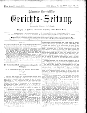 Allgemeine Österreichische Gerichtszeitung