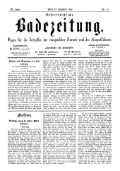 Österreichische Badezeitung