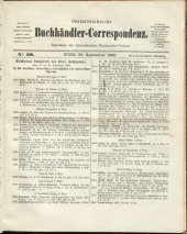 Oesterreichische Buchhändler-Correspondenz