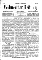 Leitmeritzer Zeitung