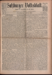 Salzburger Volksblatt: unabh. Tageszeitung f. Stadt u. Land Salzburg