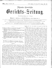 Allgemeine Österreichische Gerichtszeitung