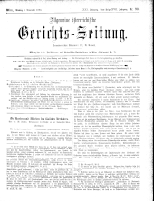 Allgemeine Österreichische Gerichtszeitung