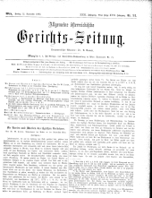 Allgemeine Österreichische Gerichtszeitung