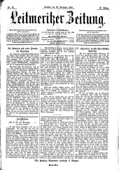 Leitmeritzer Zeitung