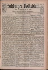 Salzburger Volksblatt: unabh. Tageszeitung f. Stadt u. Land Salzburg