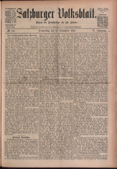 Salzburger Volksblatt: unabh. Tageszeitung f. Stadt u. Land Salzburg