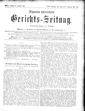 Allgemeine Österreichische Gerichtszeitung