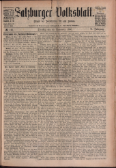 Salzburger Volksblatt: unabh. Tageszeitung f. Stadt u. Land Salzburg