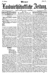 Wiener Landwirtschaftliche Zeitung