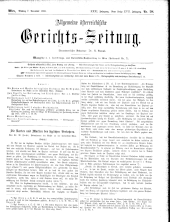 Allgemeine Österreichische Gerichtszeitung