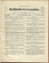 Oesterreichische Buchhändler-Correspondenz