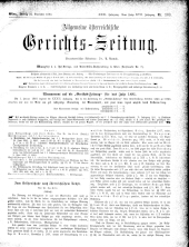 Allgemeine Österreichische Gerichtszeitung