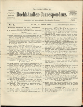 Oesterreichische Buchhändler-Correspondenz