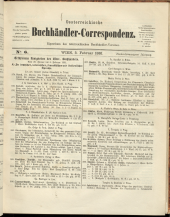 Oesterreichische Buchhändler-Correspondenz