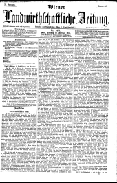 Wiener Landwirtschaftliche Zeitung