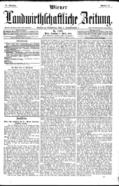 Wiener Landwirtschaftliche Zeitung