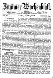 Znaimer Wochenblatt