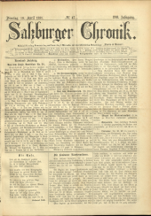 Salzburger Chronik