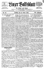 Linzer Volksblatt