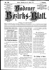 Badener Bezirks-Blatt