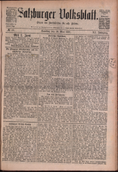 Salzburger Volksblatt: unabh. Tageszeitung f. Stadt u. Land Salzburg