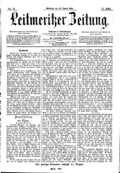 Leitmeritzer Zeitung