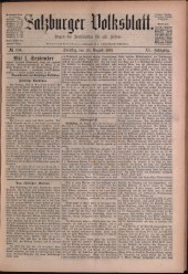 Salzburger Volksblatt: unabh. Tageszeitung f. Stadt u. Land Salzburg