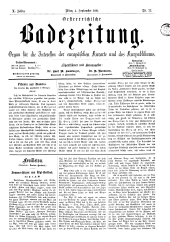 Österreichische Badezeitung