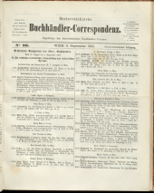 Oesterreichische Buchhändler-Correspondenz