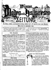 Wiener Moden- und Hauswesen-Zeitung