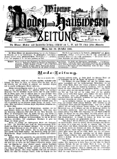 Wiener Moden- und Hauswesen-Zeitung