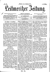 Leitmeritzer Zeitung