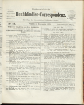 Oesterreichische Buchhändler-Correspondenz