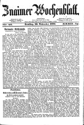 Znaimer Wochenblatt
