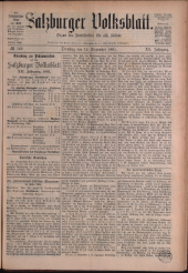 Salzburger Volksblatt: unabh. Tageszeitung f. Stadt u. Land Salzburg