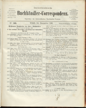 Oesterreichische Buchhändler-Correspondenz