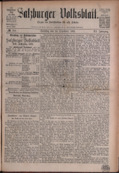 Salzburger Volksblatt: unabh. Tageszeitung f. Stadt u. Land Salzburg