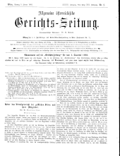 Allgemeine Österreichische Gerichtszeitung