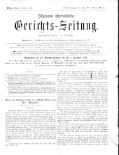 Allgemeine Österreichische Gerichtszeitung