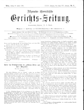 Allgemeine Österreichische Gerichtszeitung