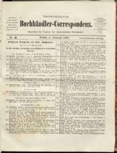 Oesterreichische Buchhändler-Correspondenz