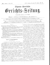 Allgemeine Österreichische Gerichtszeitung