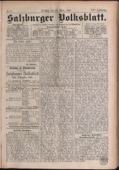 Salzburger Volksblatt: unabh. Tageszeitung f. Stadt u. Land Salzburg