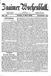 Znaimer Wochenblatt