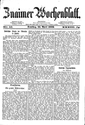 Znaimer Wochenblatt