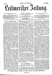 Leitmeritzer Zeitung