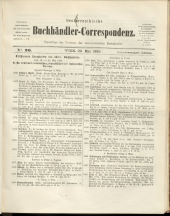 Oesterreichische Buchhändler-Correspondenz