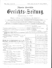 Allgemeine Österreichische Gerichtszeitung